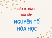 Bài tập về Nguyên tố hóa học, nguyên tử khối - Hóa 8 bài 5